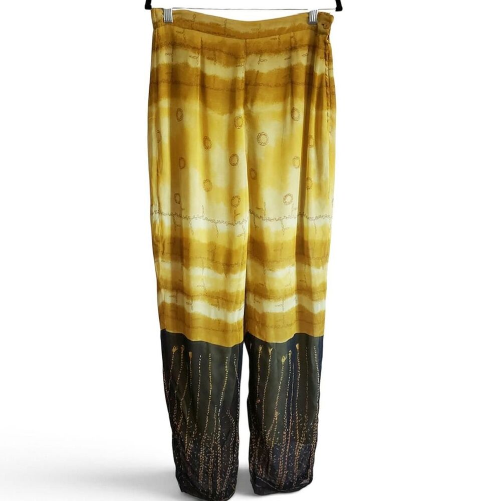Love Street Pants Retro Artisan Women's Made in India Bohemian Trouser Size L